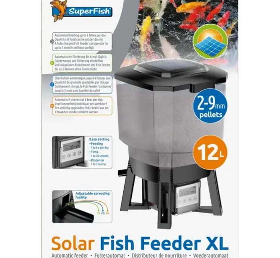 Superfish Solar Fish Feeder XL