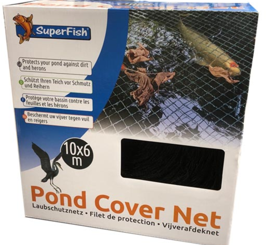 Superfish Vijverafdeknet 10 X 6M + 24 Pinnen