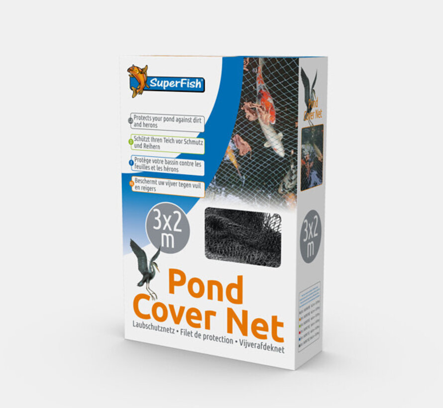 Superfish Vijverafdeknet 3 X 2M + 10 Pinnen