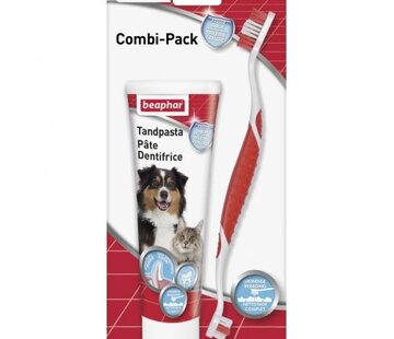 Beaphar Beaphar Tandpasta & Borstel Combipack