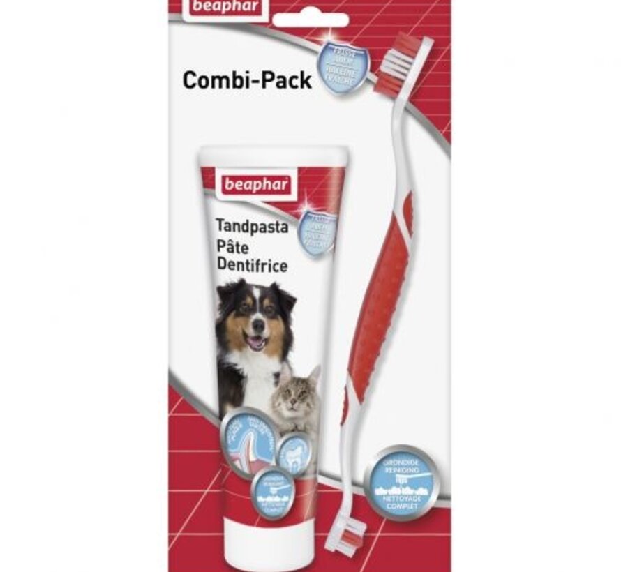Beaphar Tandpasta & Borstel Combipack