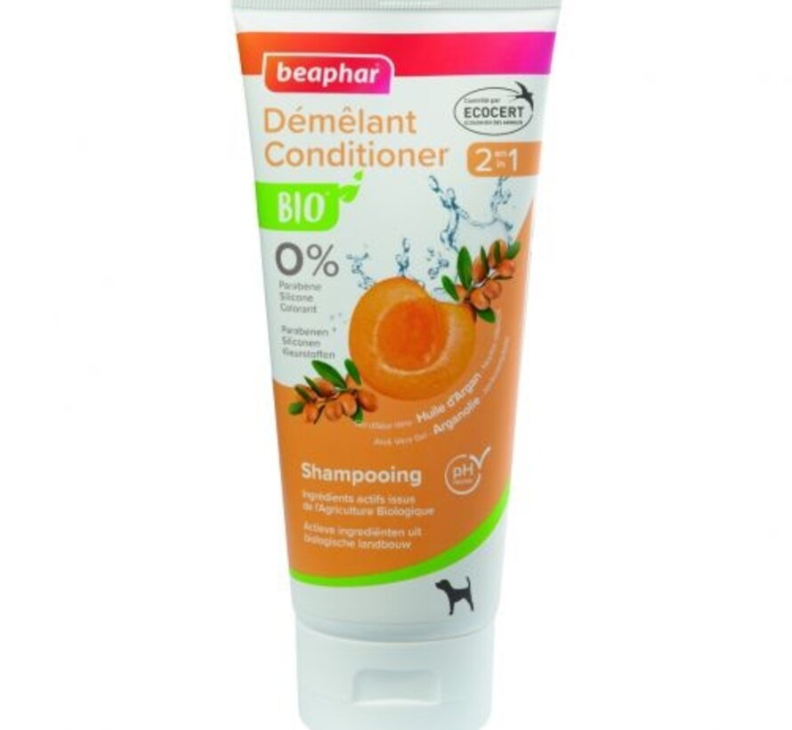 Beaphar Bio Shampoo Conditioner 2 in 1 200ml Hond
