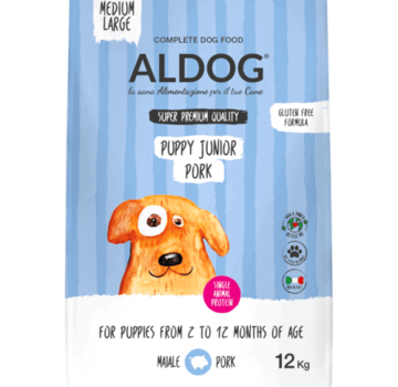 Aldog Aldog Puppy/Junior Pork M/L 12kg