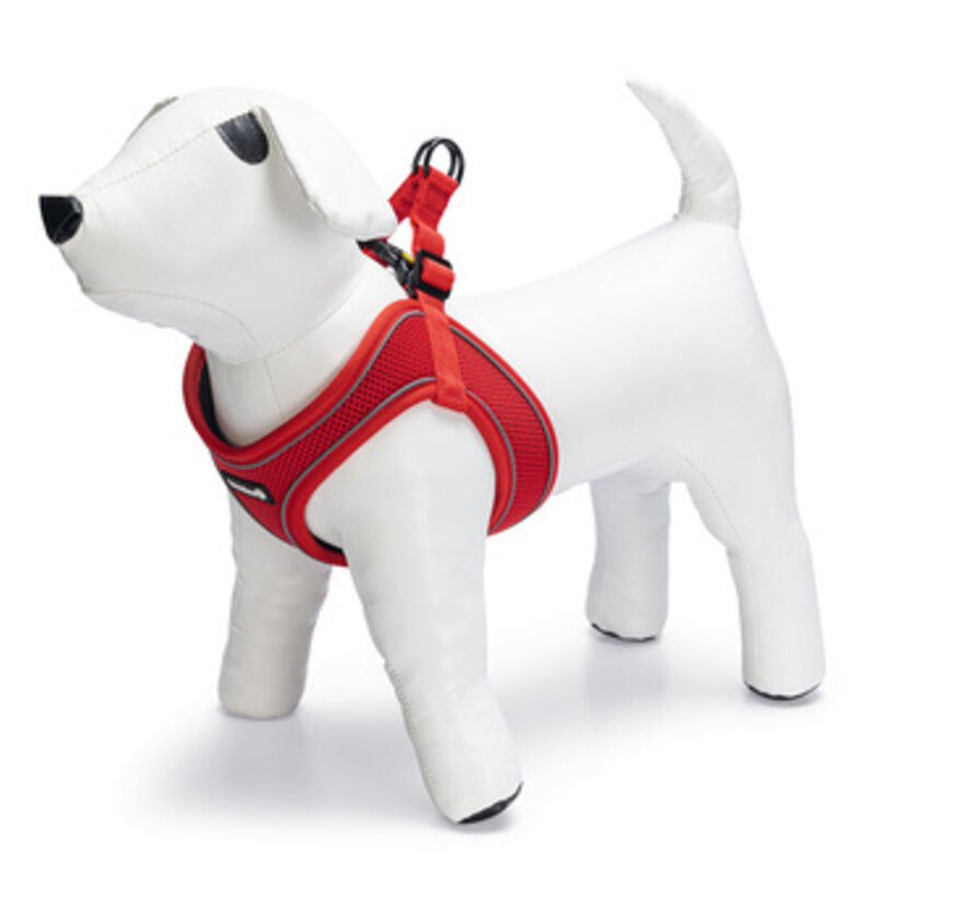 Beeztees Premium Parinca Instaptuig Nylon/Neopreen Rood 41-46