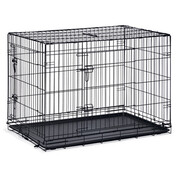 Beeztees Beeztees Hondenbench 2 Deurs Zwart 123X77X83
