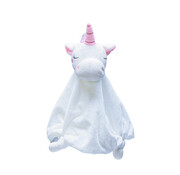 Beeztees Beeztees Puppy Knuffeldoek Unicorn Pluche Wit 33x25x14cm
