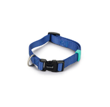 Beeztees Beeztees Uni Halsband Hond Blauw 26-40 cm x 15mm