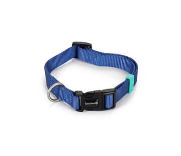 Beeztees Beeztees Uni Halsband Hond Blauw 35-50 cm x 20mm