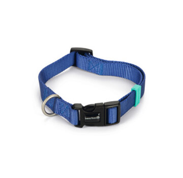 Beeztees Beeztees Uni Halsband Hond Blauw 35-50 cm x 20mm