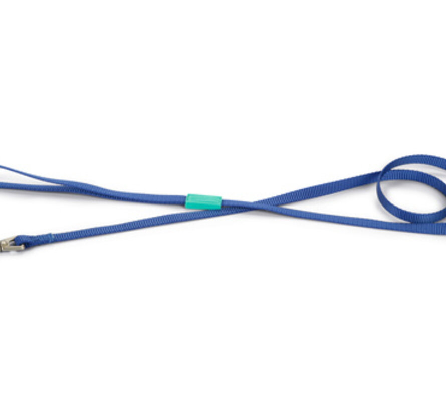 Beeztees Uni Hondenriem Blauw 120 cm x 20mm