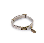 Beeztees Designed by Lotte Velura Hondenhalsband Fluweel Grijs 20-30cm x10mm