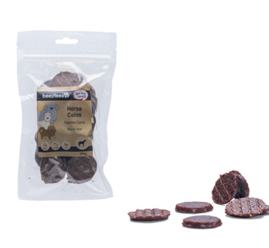 Beeztees Paarden Coins Hondensnack 150gr