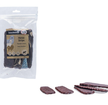 Beeztees Beeztees Paarden Strips Hondensnack 150gr