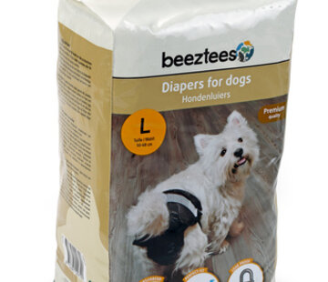Beeztees Beeztees Hondenluier Zwart L 10ST