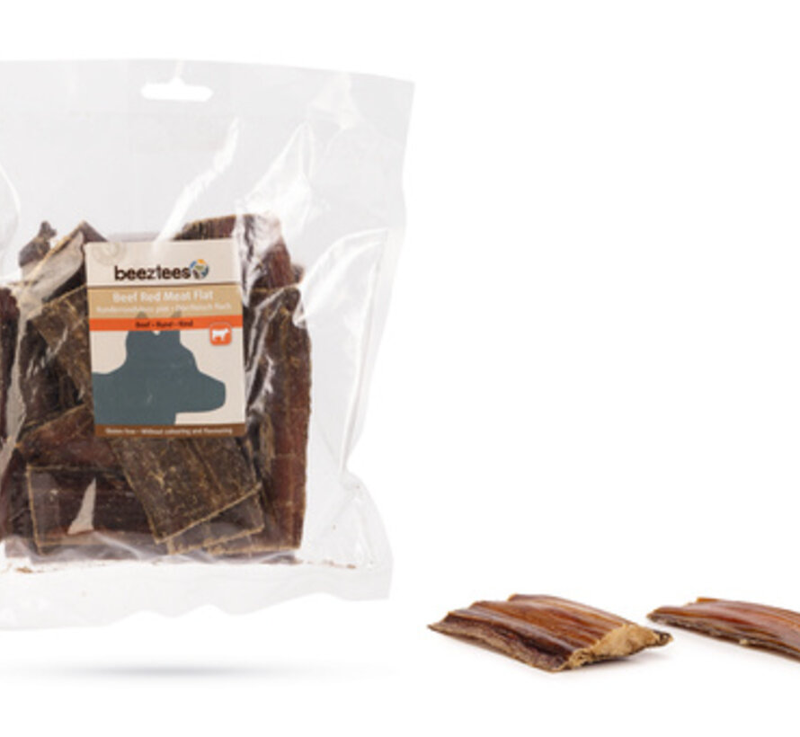 Beeztees Runderroodvlees Plat 200g