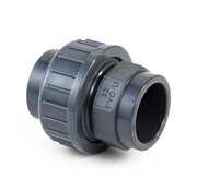 VDL 3-delige koppeling, type A, pvc-u, 2x inwendig lijm, epdm, 16 bar, 12 mm
