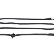 Beeztees Beeztees Premium Parinca Hondenriem Rond Nylon Zwart 280x1,2cm