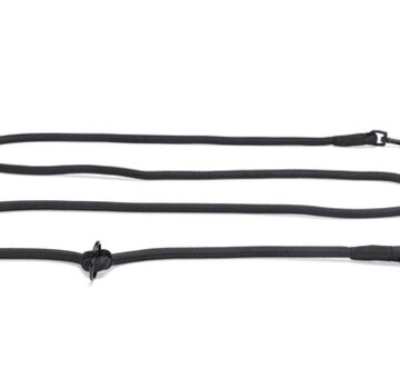 Beeztees Beeztees Premium Parinca Hondenriem Rond Nylon Zwart 280x1,2cm