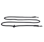 Beeztees Premium Parinca Hondenriem Rond Nylon Zwart 280x1,2cm