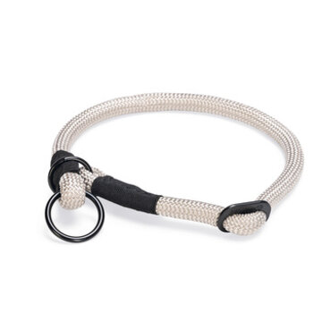 Beeztees Beeztees Premium Parinca Hondenhalsband Rond Nylon Grijs 50x1,2cm