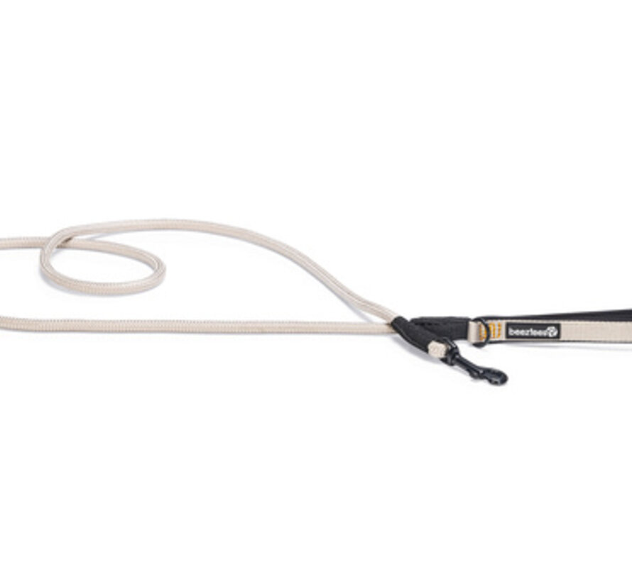Beeztees Premium Parinca Hondenriem Rond Nylon Grijs 180x1cm