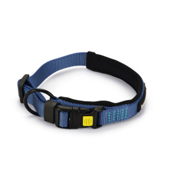 Beeztees Beeztees Parinca Premium Hondenhalsband Nylon Blauw 35-40cmx20mm