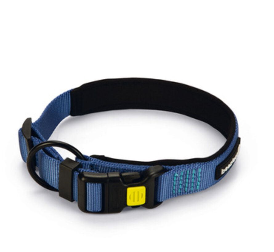 Beeztees Parinca Premium Hondenhalsband Nylon Blauw 45-50cmx25mm