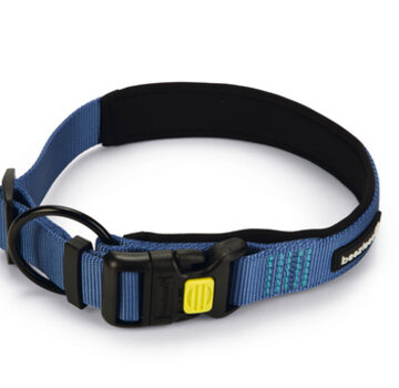 Beeztees Beeztees Parinca Premium Hondenhalsband Nylon Blauw 55-60cm x30mm