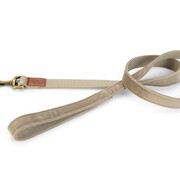 Beeztees Designed by Lotte Velura Hondenriem Fluweel Grijs 120cmx25mm