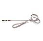 Designed by Lotte Velura Hondenriem Fluweel Grijs 120cmx15mm