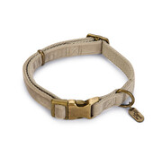 Beeztees Designed by Lotte Velura Hondenhalsband Fluweel Grijs 35-50cm x20mm