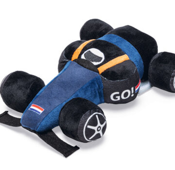 Beeztees Beeztees Raceauto Go Pluche Blauw