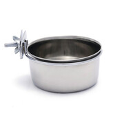 Beeztees Beeztees Coopcup Inox+Schroef Hondenvoerbak 0,3L 9cm