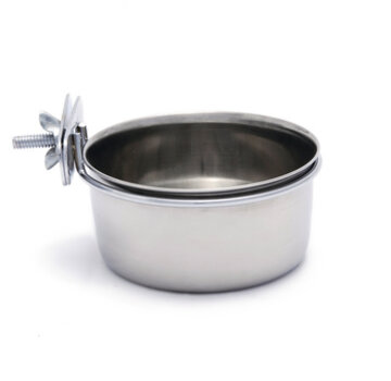 Beeztees Beeztees Coopcup Inox+Schroef Hondenvoerbak 0,3L 9cm
