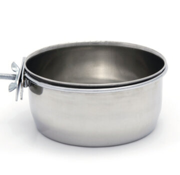 Beeztees Beeztees Coopcup Inox+Schroef Hondenvoerbak 0,6L 12cm