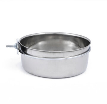 Beeztees Beeztees CoopCup Inox+Schroef Hondenvoerbak 0,9L 15cm