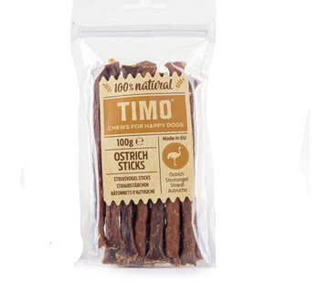 Timo Timo Sticks Struisvogel 100g