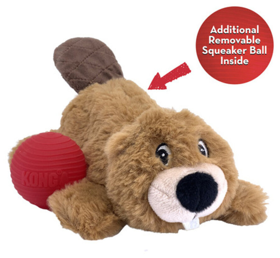Kong Cozie Pocketz Beaver Medium 24x18 cm