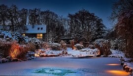 Vijver ijsvrij houden: Zo bescherm je jouw vijver in de winter