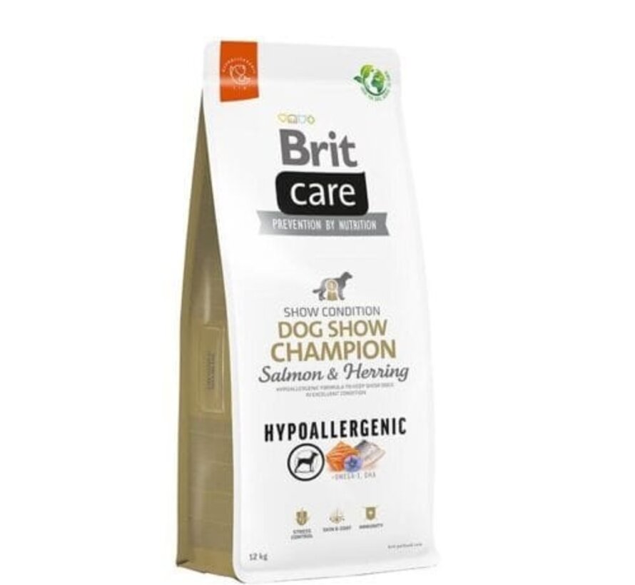 Brit Care Dog Hypoallergenic Dog Show Champion 12kg