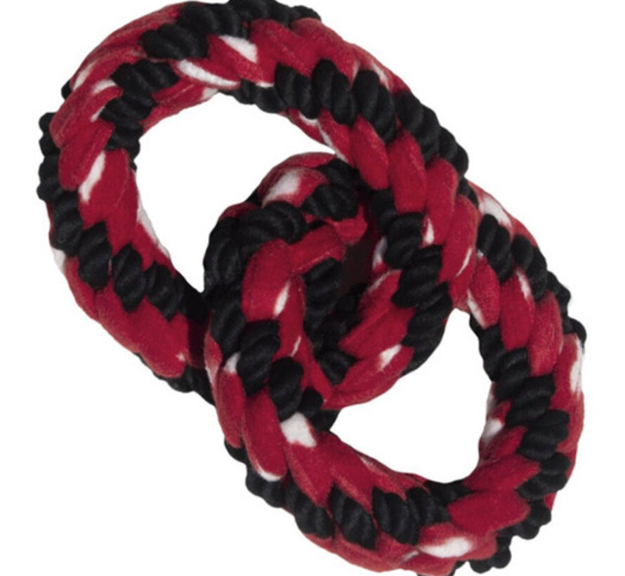 Kong Signature Rope Double Ring Tug Per Stuk