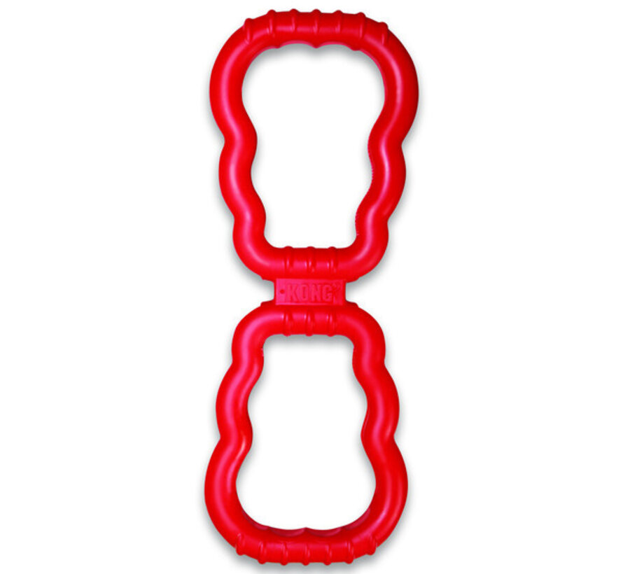 Kong Speeltje Tug Met Control Flex Rood 33 cm