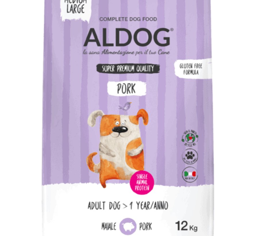 Aldog Pork M/L 12kg