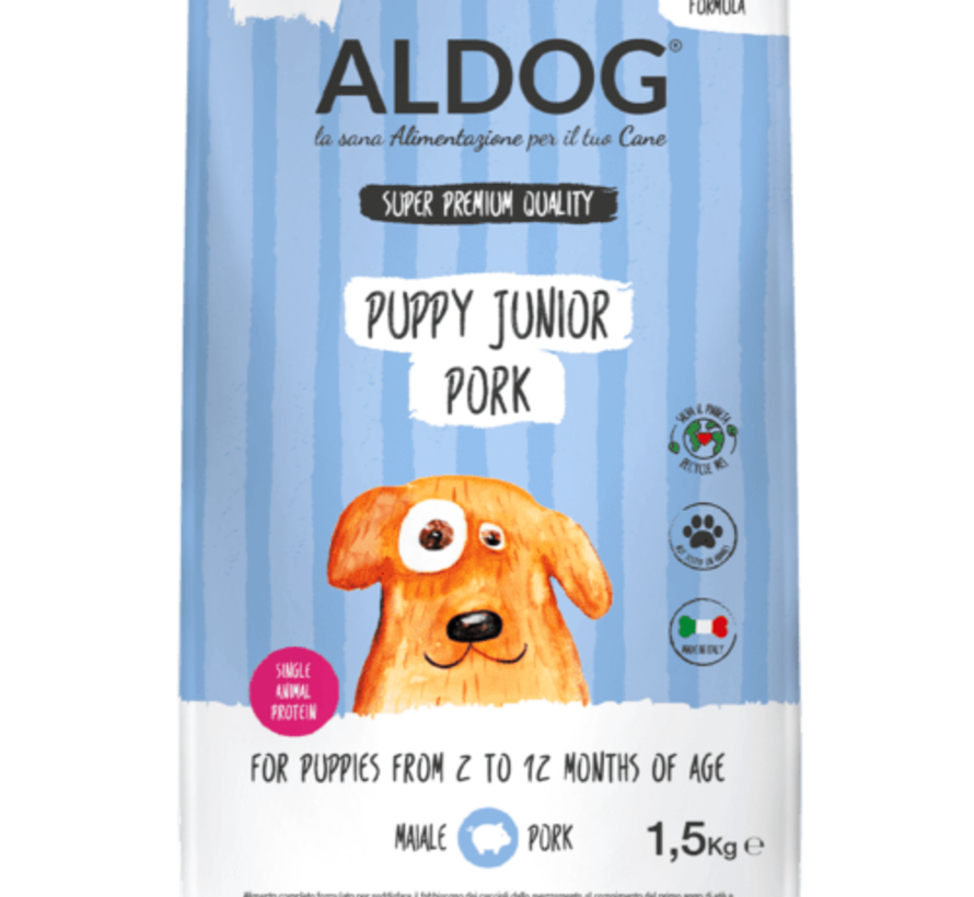 Aldog Puppy/Junior Pork Mini 1,5kg
