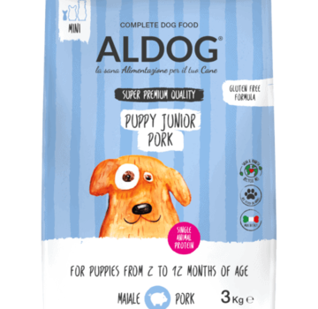 Aldog Aldog Puppy/Junior Pork Mini 3kg