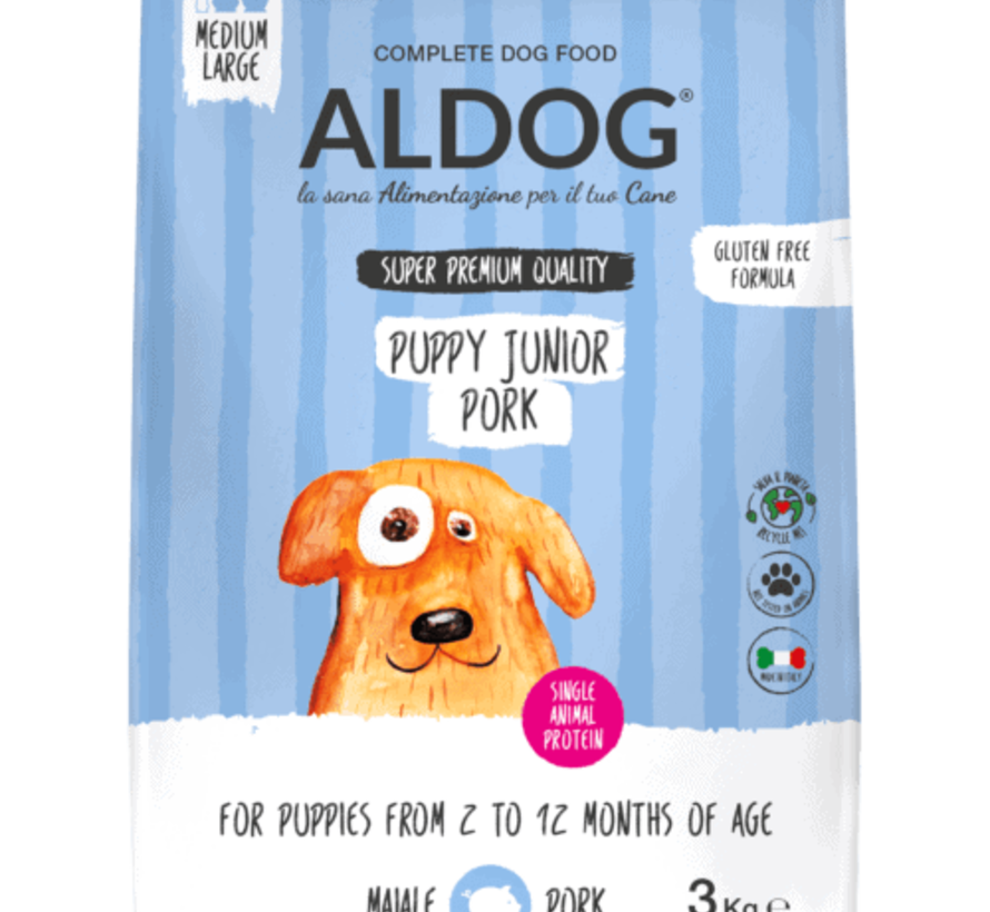 Aldog Puppy/Junior Pork M 3kg