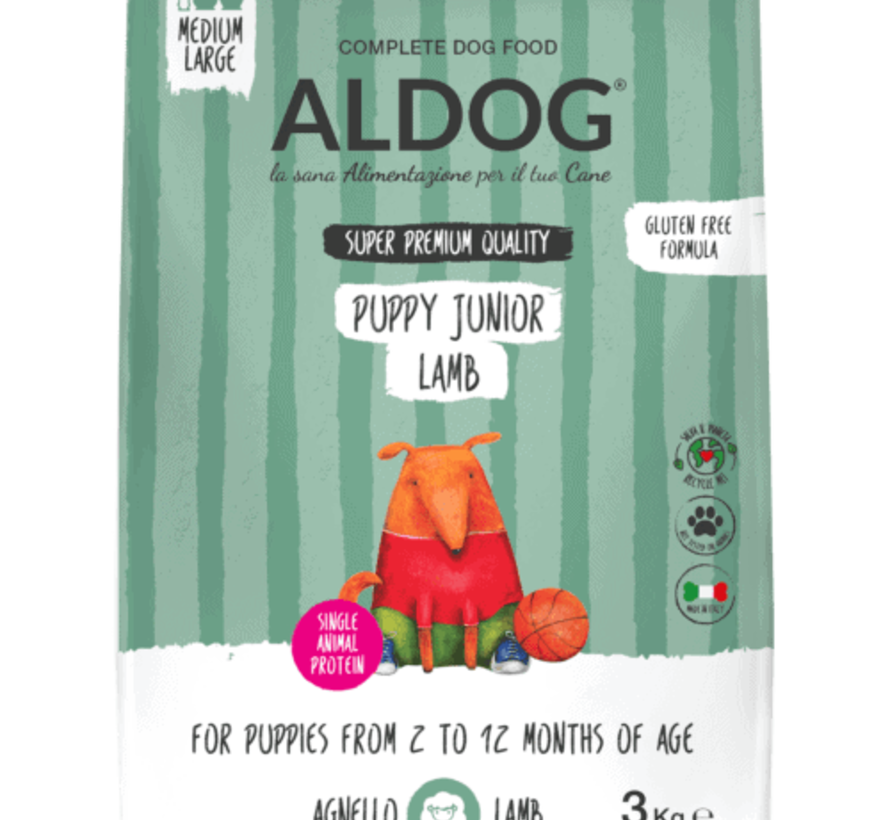Aldog Puppy/Junior Lamb M/L 3kg