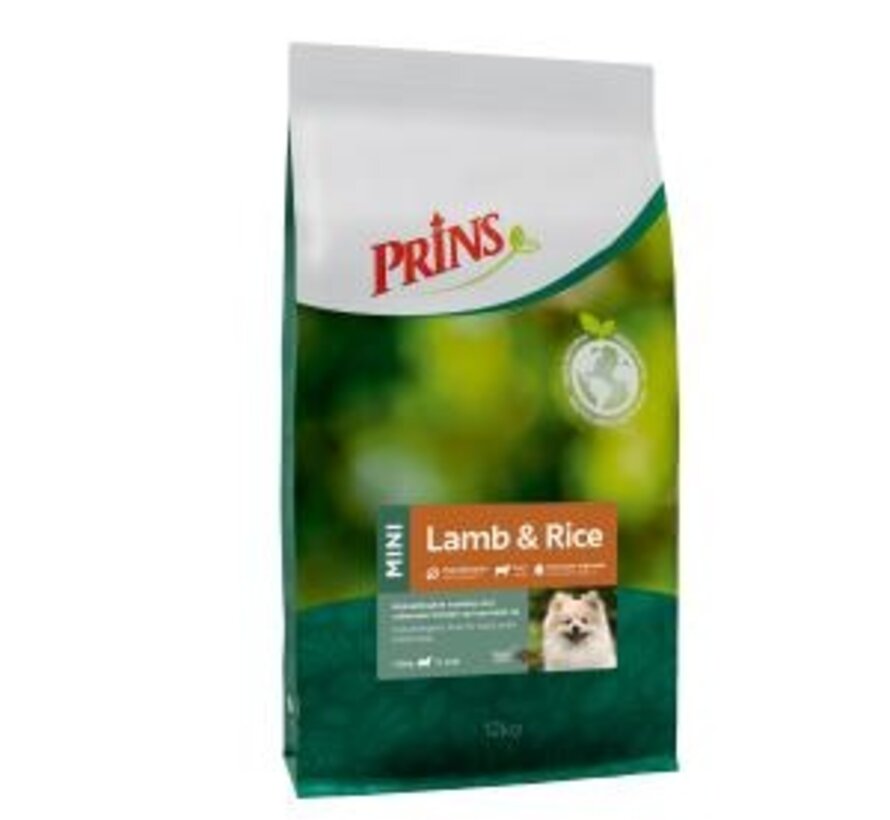 Prins ProCare Mini Hypoallergic Lam Rijst 12kg