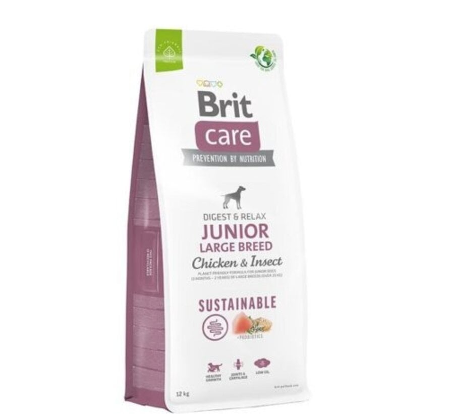 Brit Care Dog Sustainable Junior Large Breed 12 kg