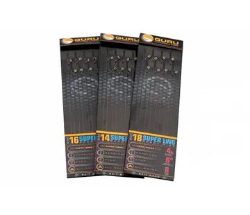 Guru Guru Super LWG Bait Band Rigs 6 inch Size 12 (0.17mm)